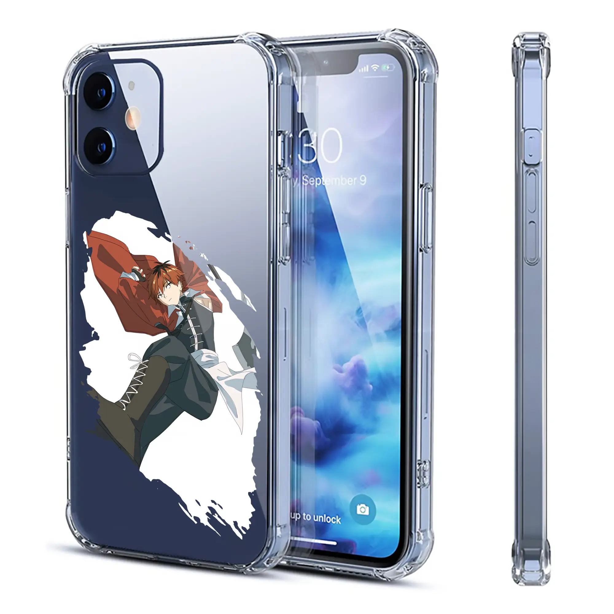 葬送のフリーレン（Frieren） グッズ,シュタルク（Stark） - IPhone 12シリーズ対応 ・ 透明スマホケース ・ クリアソフトケース ・ TPU素材 ・ 耐衝撃 ・ 高密着 ・ 防汚 防指紋 ・ 簡単着脱